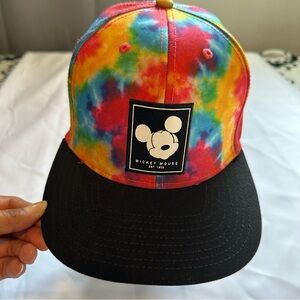 Disney by Neff  Tie-Dye Cap with Mickey Mouse Patch NWT.